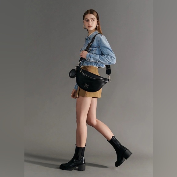 ZARA NWT HIGH BLOCK HEEL CHELSEA ANKLE BOOTS SIZE 10 - Picture 2 of 9